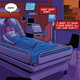 Miles in bed, a scenario that persists for much of Spider-Man #240.